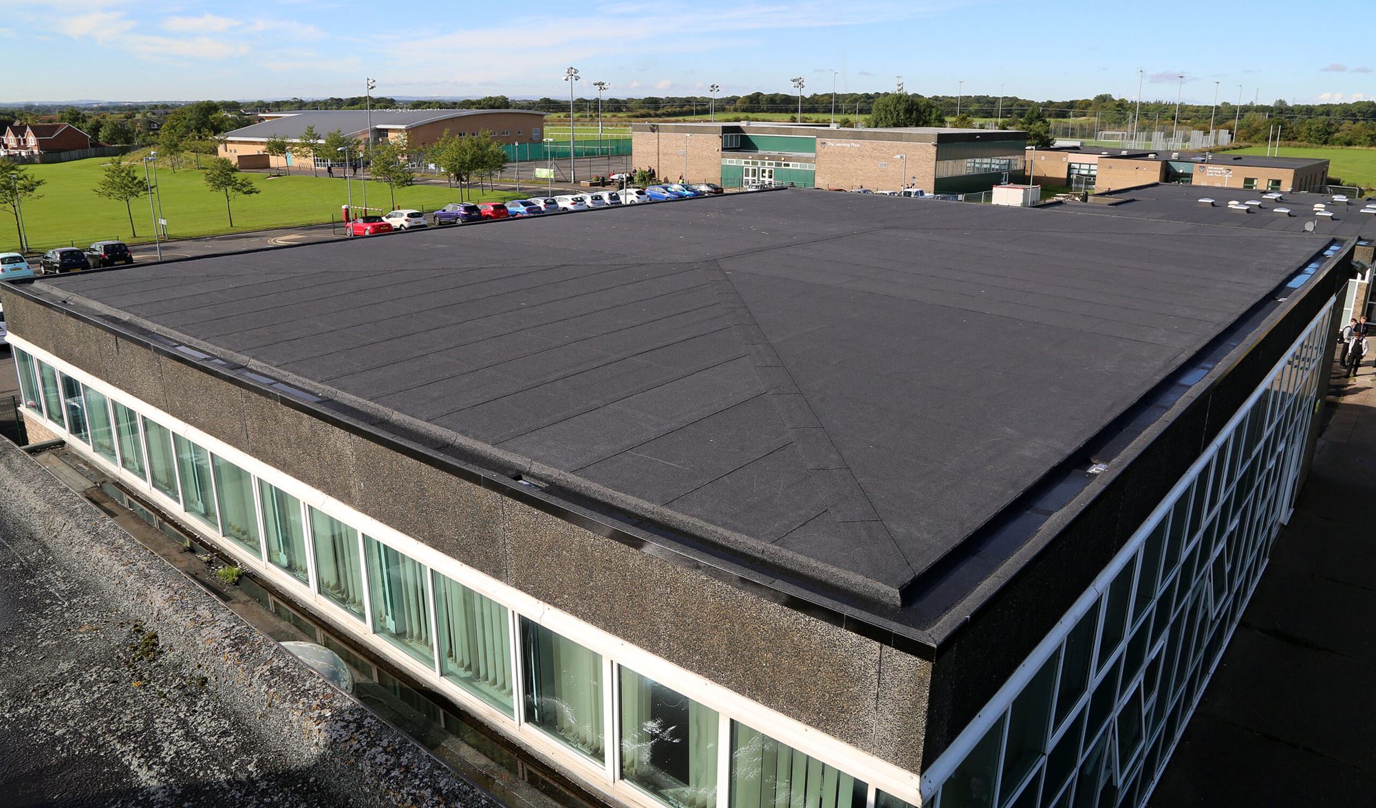DVC Roofing: Completing IKO Mach One Roofing Project at Cramlington Learning Village