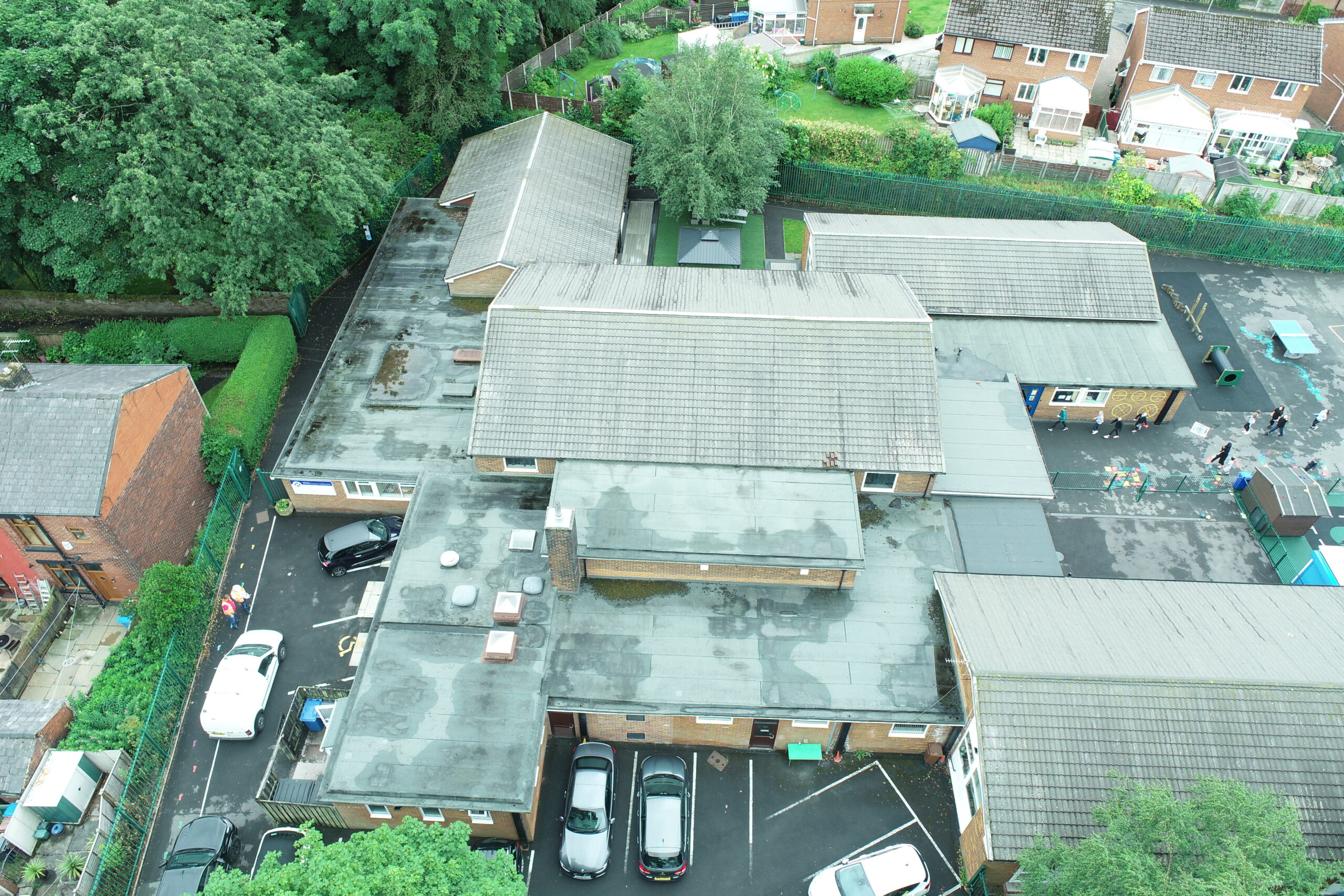 East Crompton St James C.E Primary School, Oldham Flat Roof Refurbishment.
