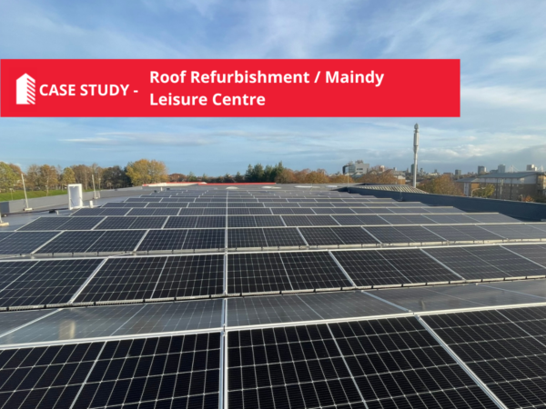 Commercial Roof Refurbishment: Maindy Leisure Centre