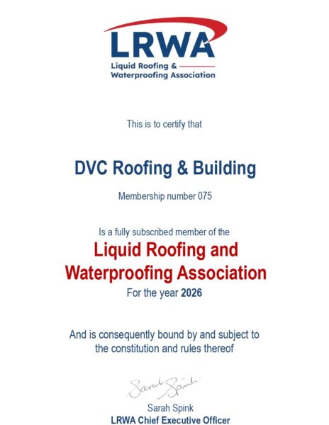 DVC Commercial Roofing Accreditations