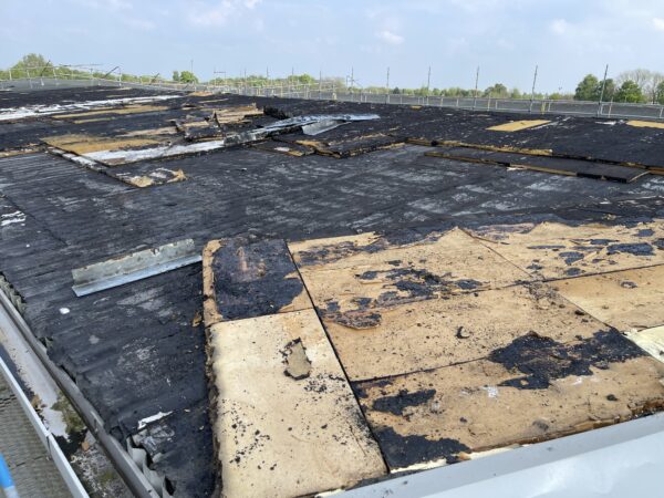 roof replacement from storm damage