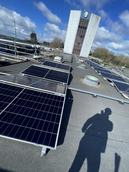Roofing for transport facilities 